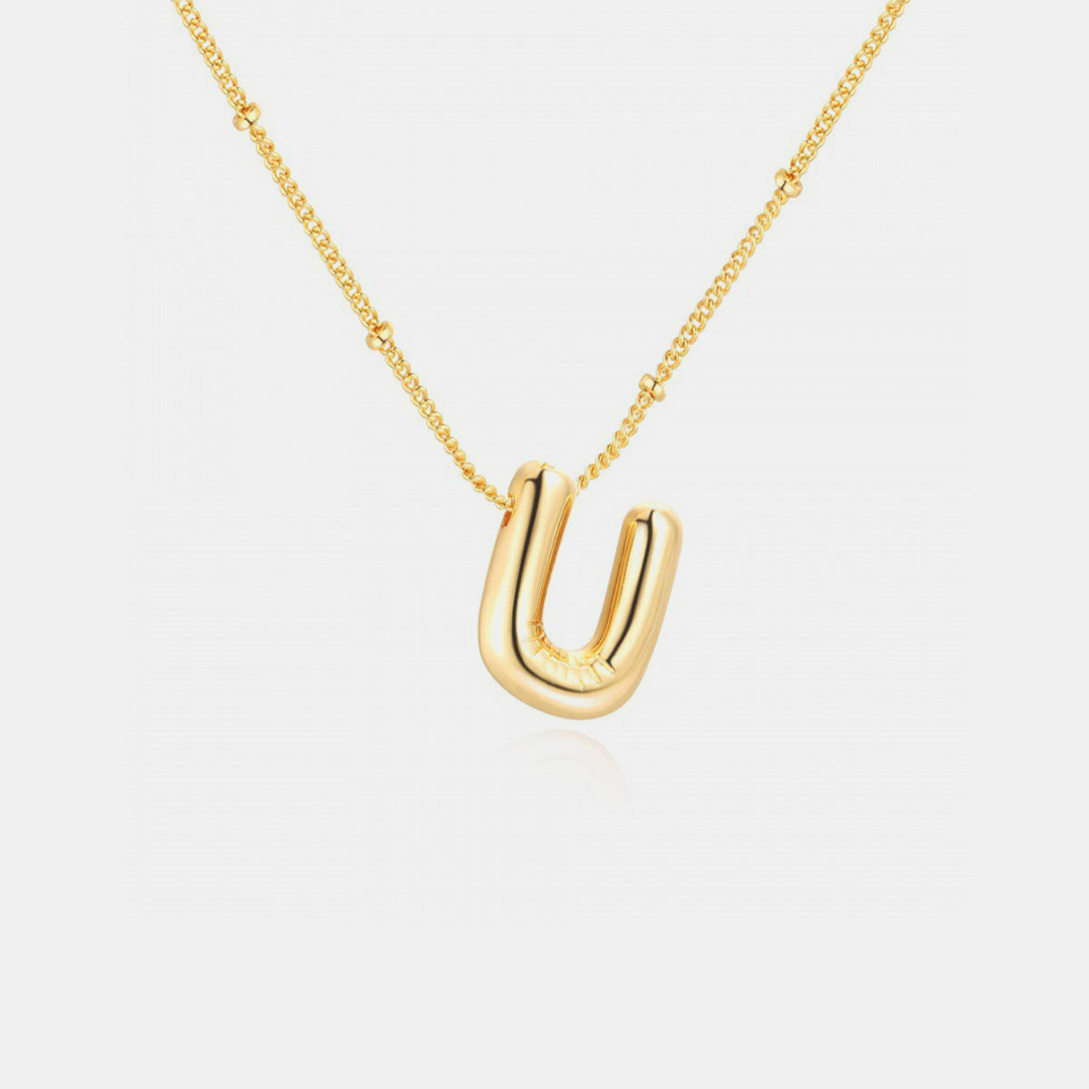 Baloon Letter Pendant Necklace T-Z