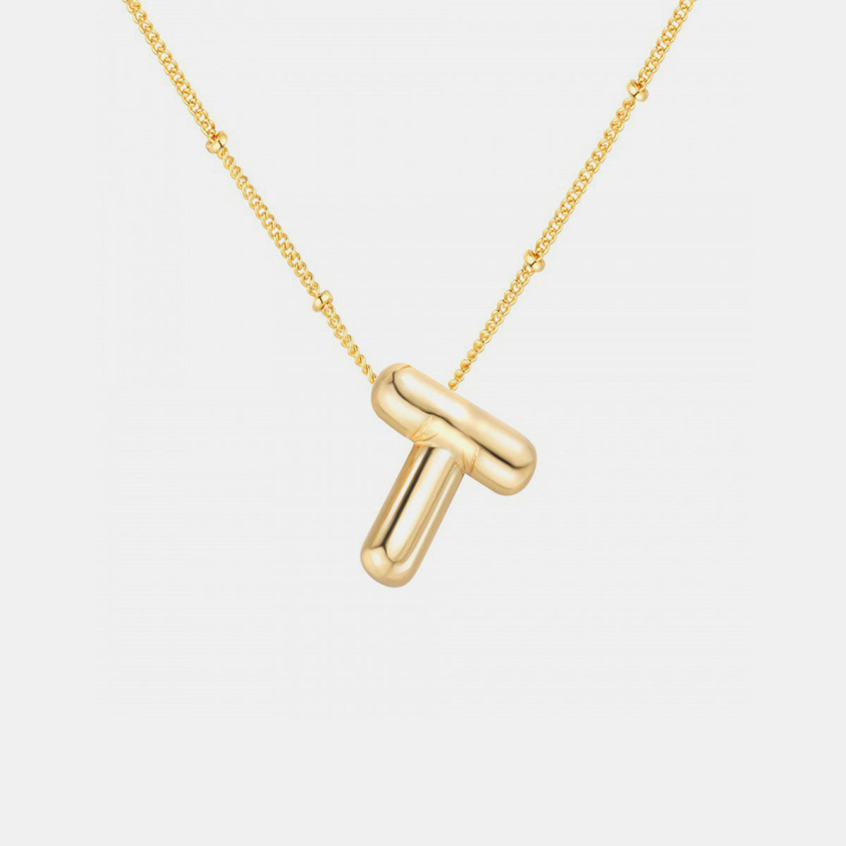 Baloon Letter Pendant Necklace T-Z
