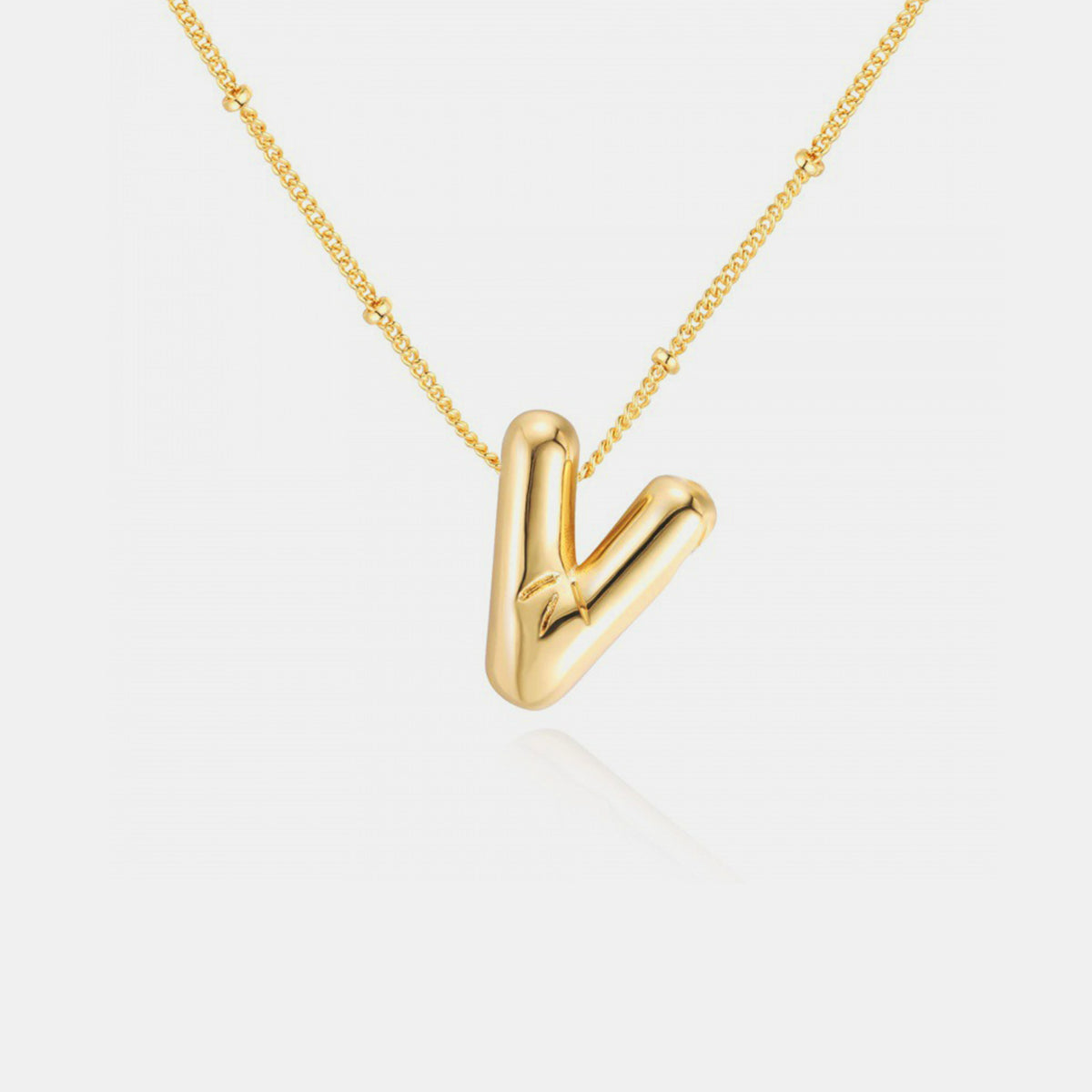 Baloon Letter Pendant Necklace T-Z
