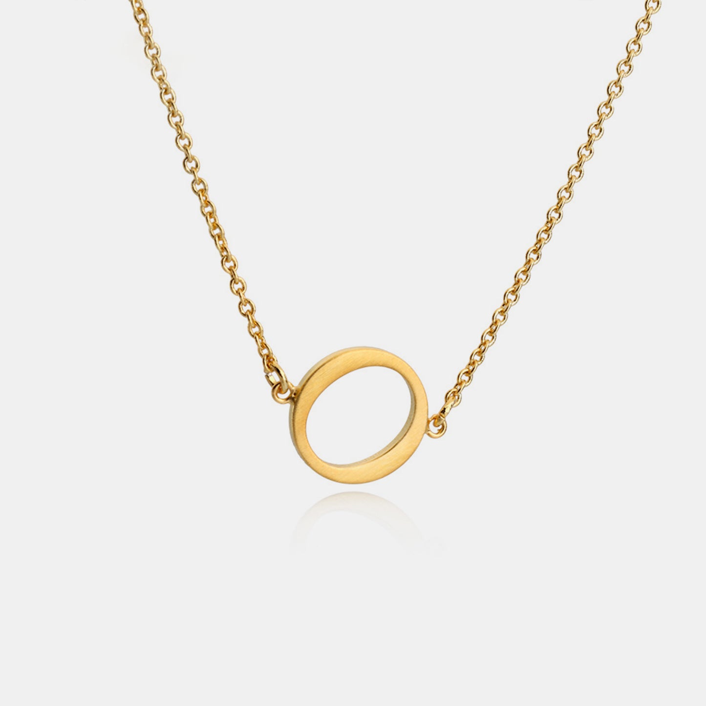 Initial Pendant Station Necklace K-P