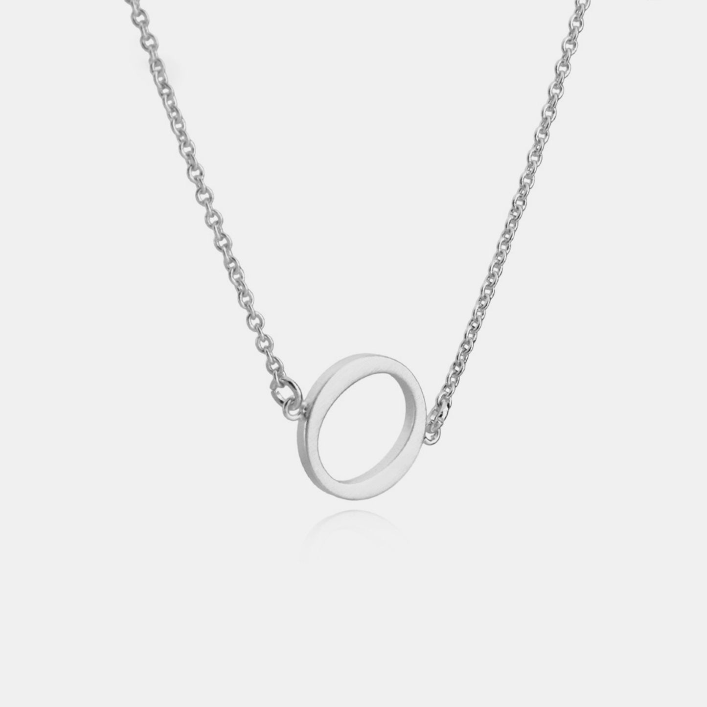 Initial Pendant Station Necklace K-P