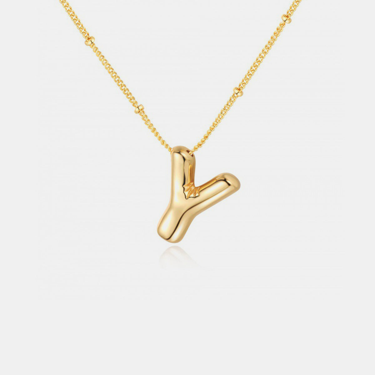 Baloon Letter Pendant Necklace T-Z