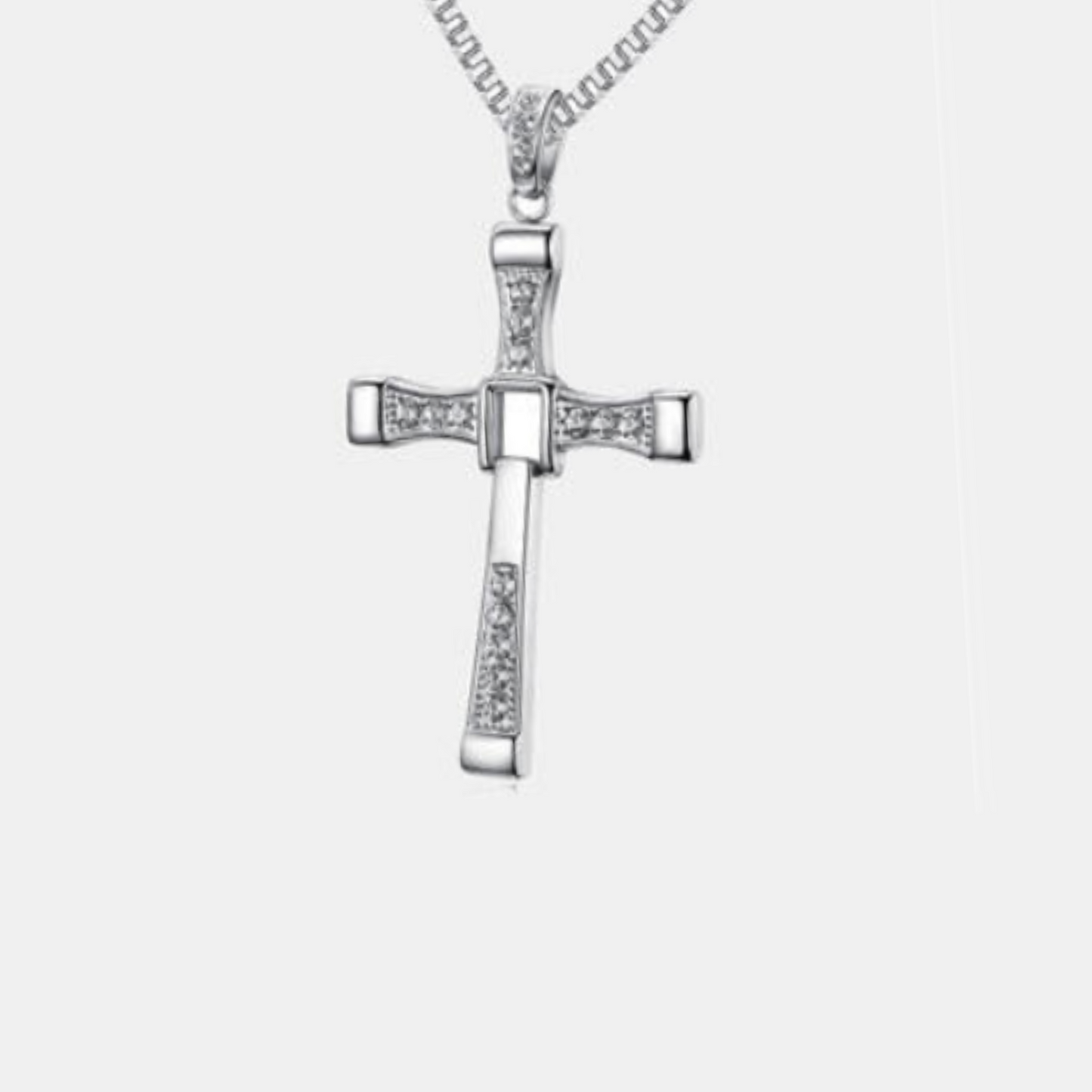 Unique Sway Pendulum Cross Necklace