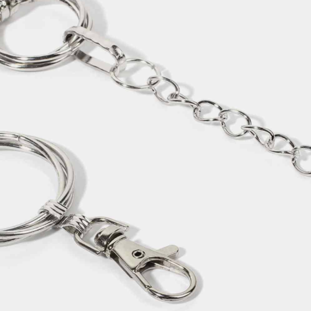 Triple Hoops Link Chain Belt - Gold/Silver