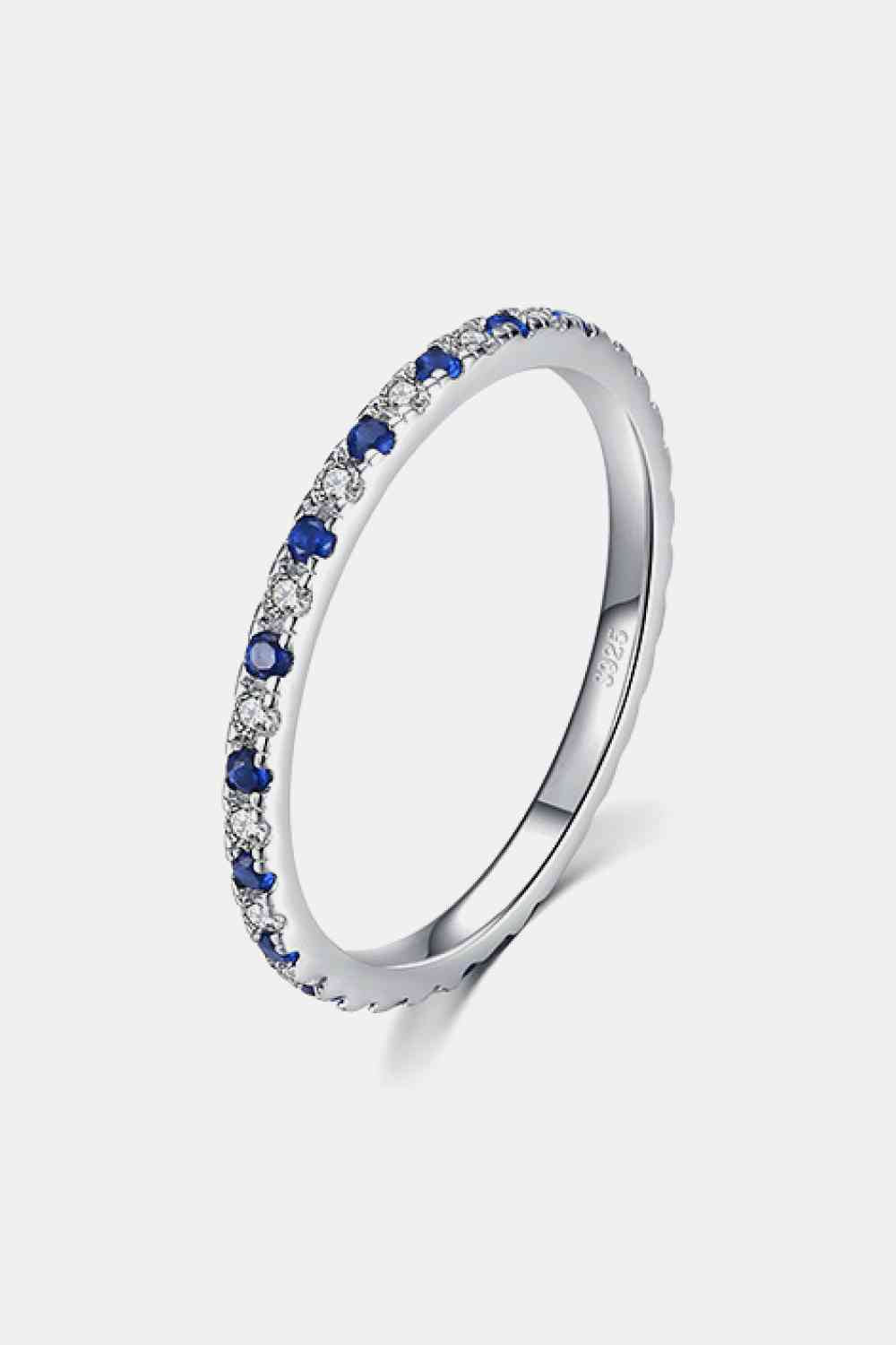 Sterling Silver Multicolor Cubic Zirconia Ring