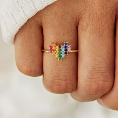 Rainbow Spectrum Love Ring