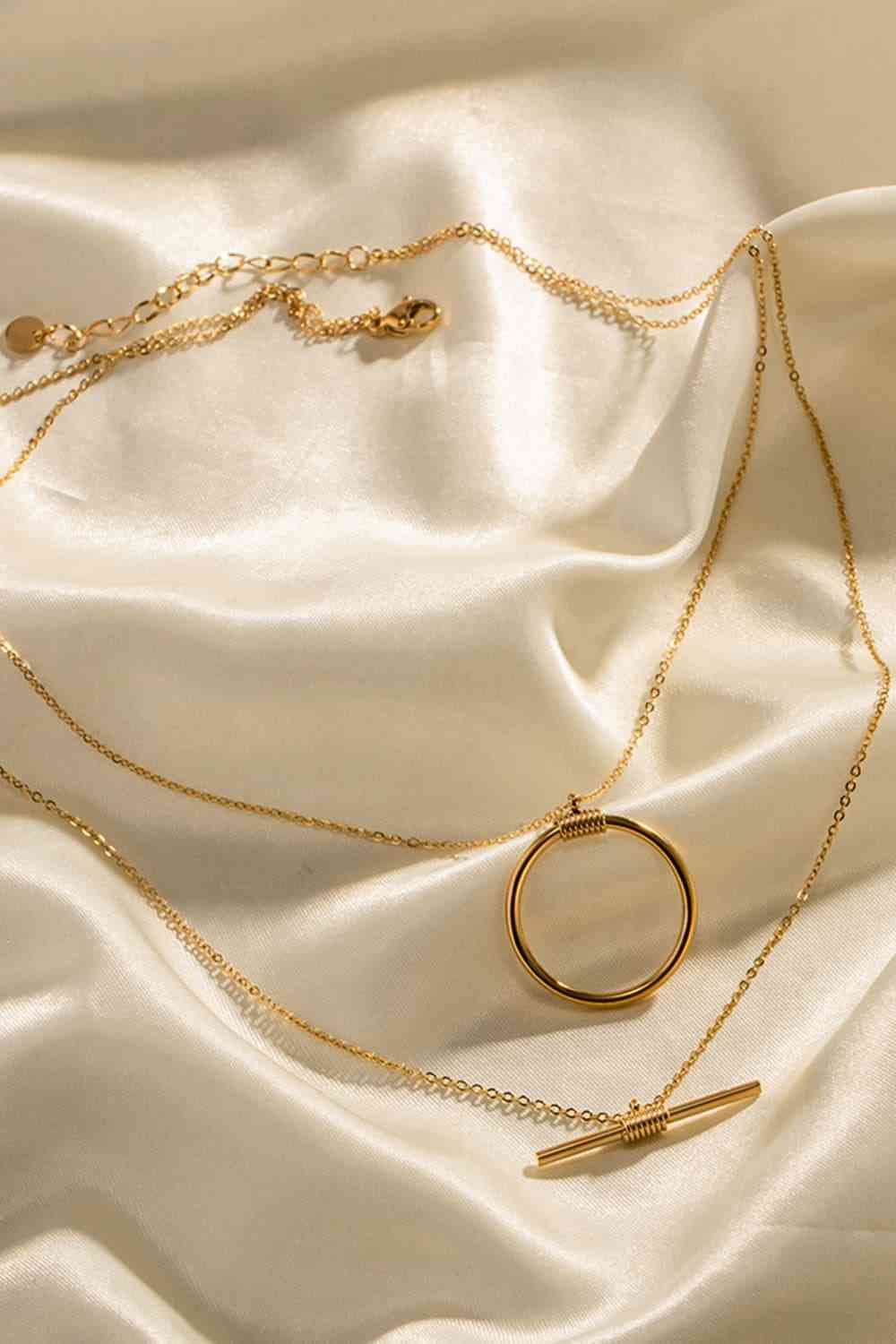 Tangent Double-Layered Fidget Necklace