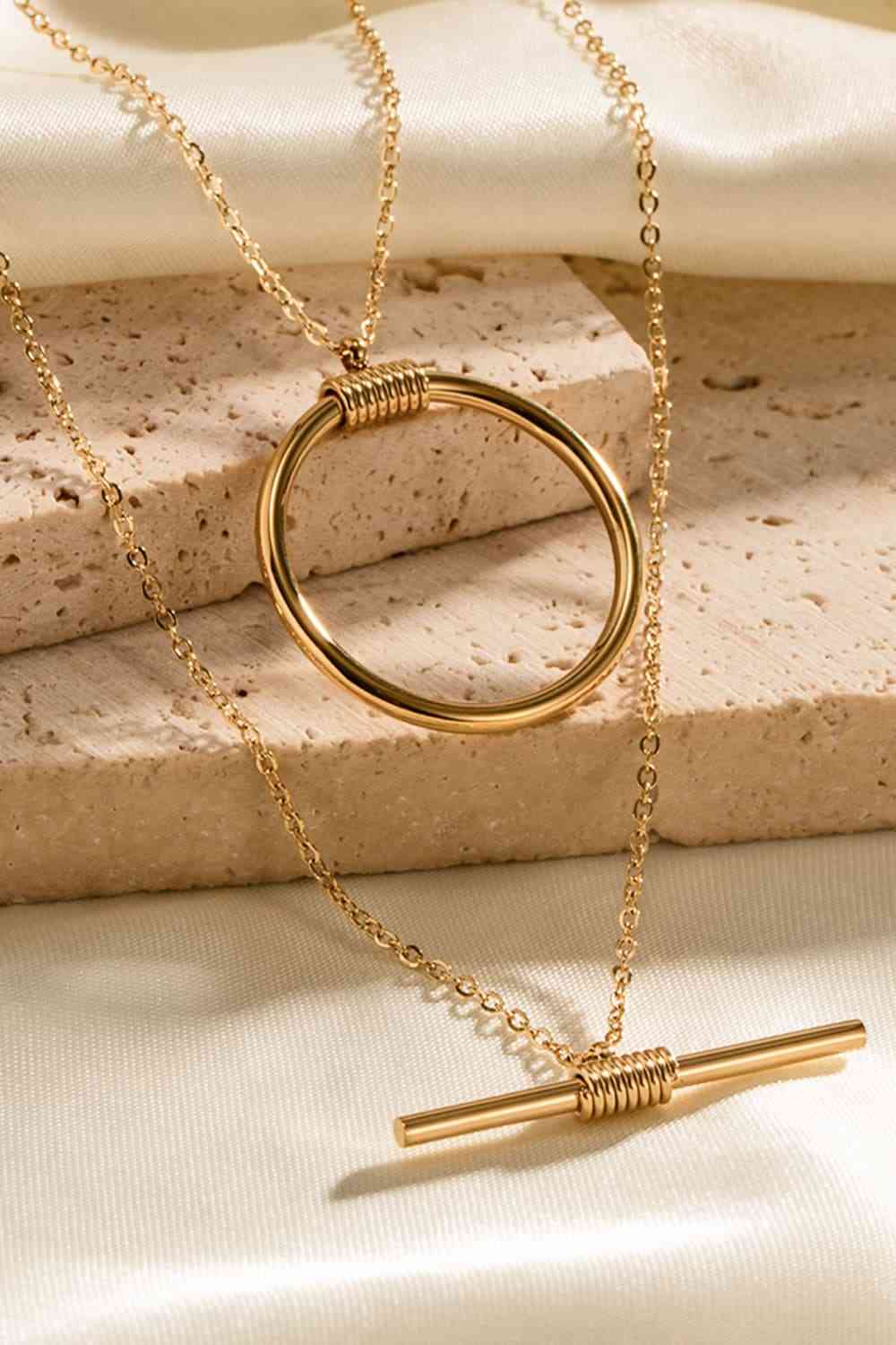Tangent Double-Layered Fidget Necklace