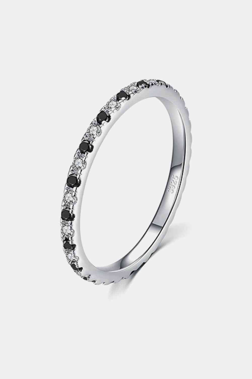 Sterling Silver Multicolor Cubic Zirconia Ring