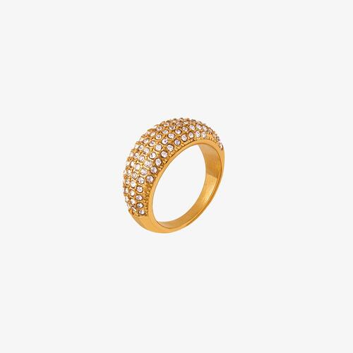 Brilliant and Bold CZ Ring- Gold or Silver
