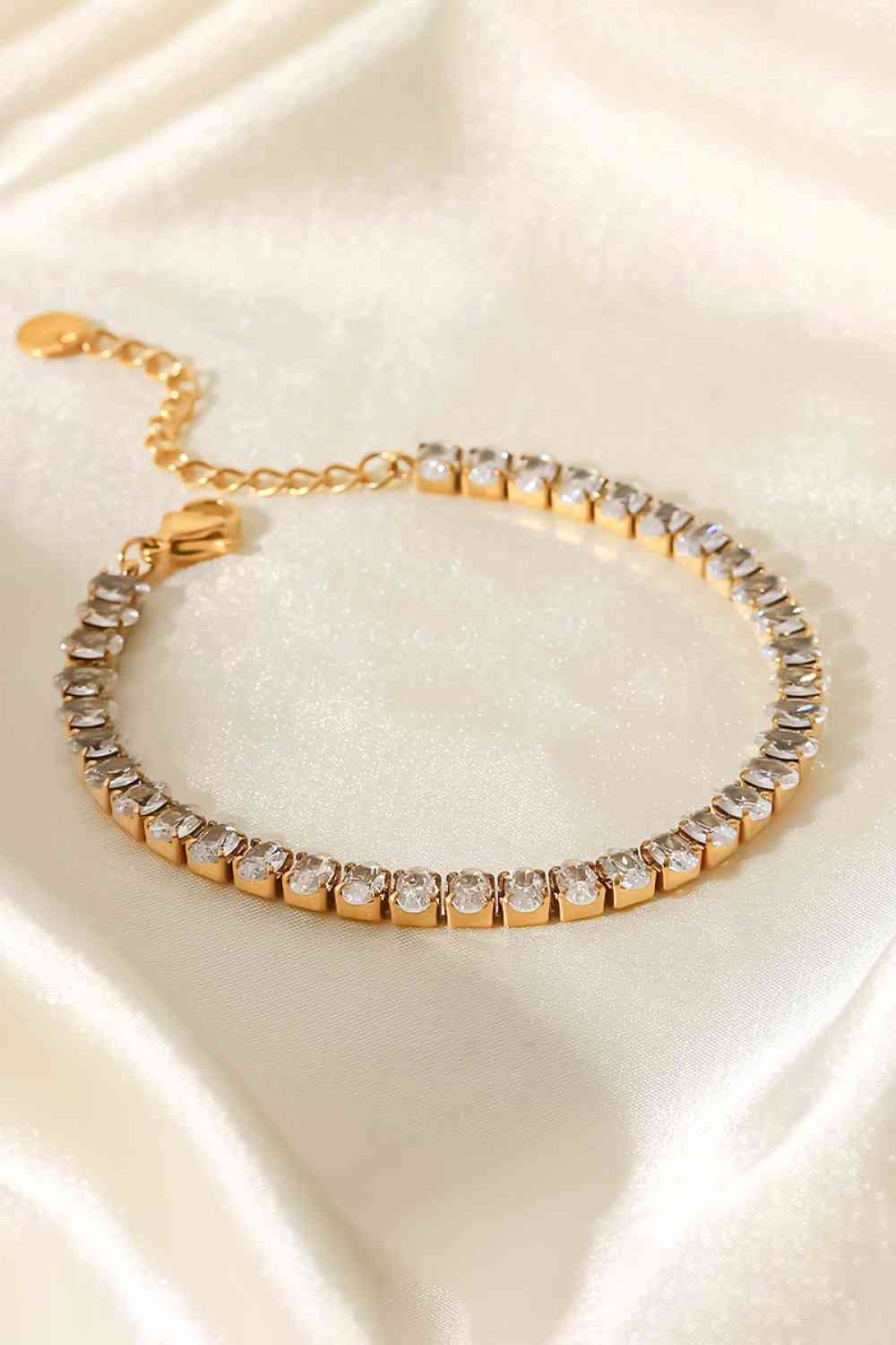 Inlaid Zircon Tennis Bracelet