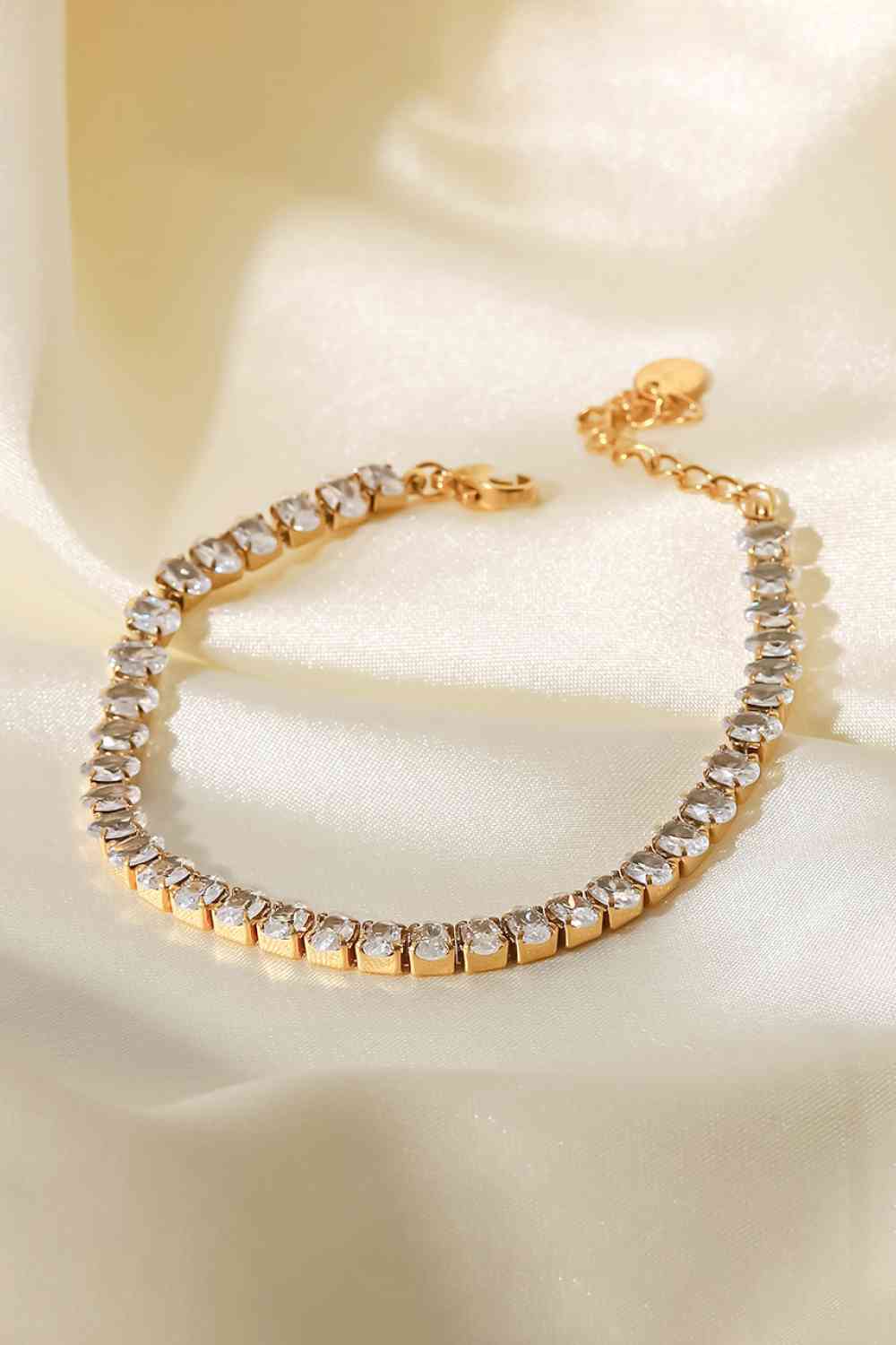 Inlaid Zircon Tennis Bracelet