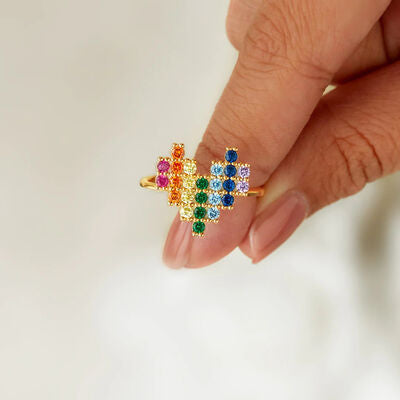 Rainbow Spectrum Love Ring