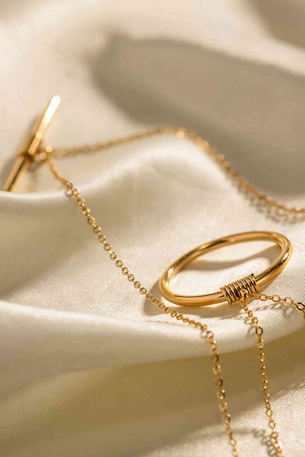 Tangent Double-Layered Fidget Necklace