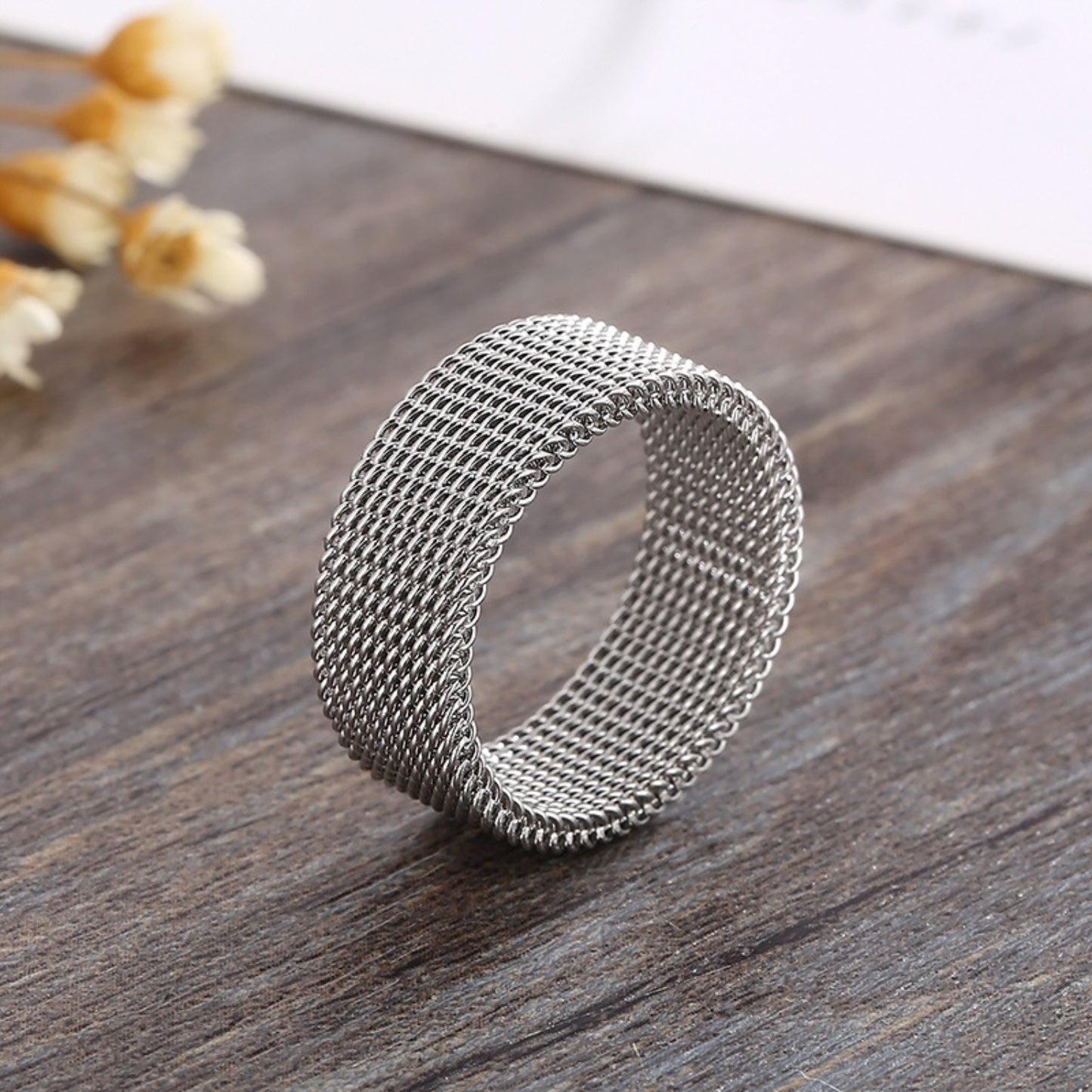 Mesh Weave Stainless Steel Band (Available in Three Colors)