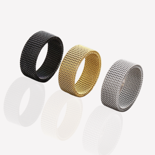 Mesh Weave Stainless Steel Band (Available in Three Colors)