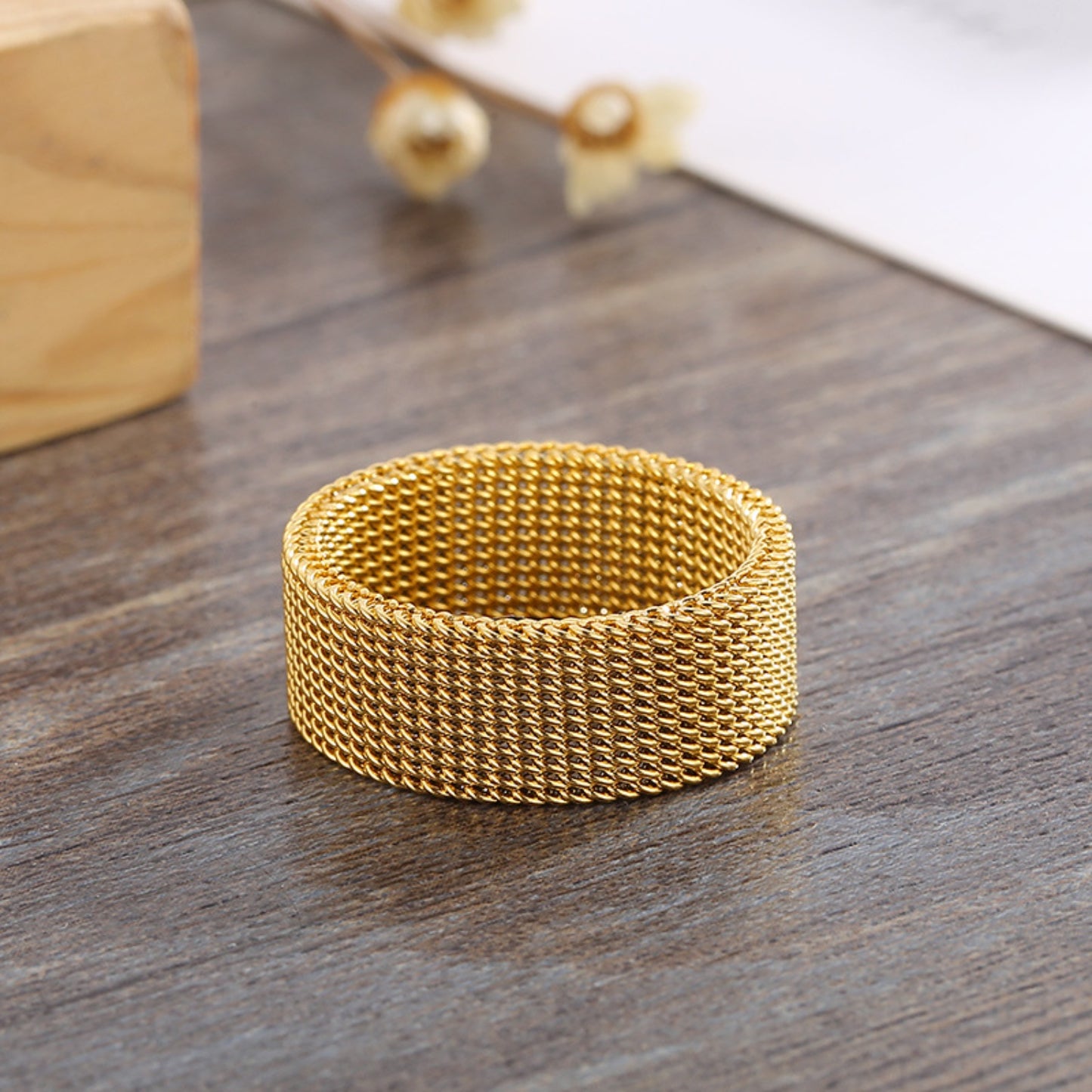 Mesh Weave Stainless Steel Band (Available in Three Colors)