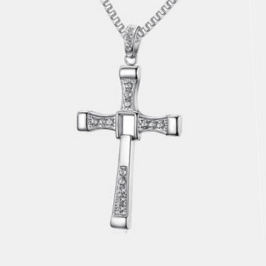 Unique Sway Pendulum Cross Necklace