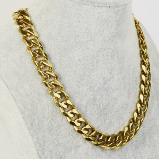Thick Fashion Curb Chain Necklace
