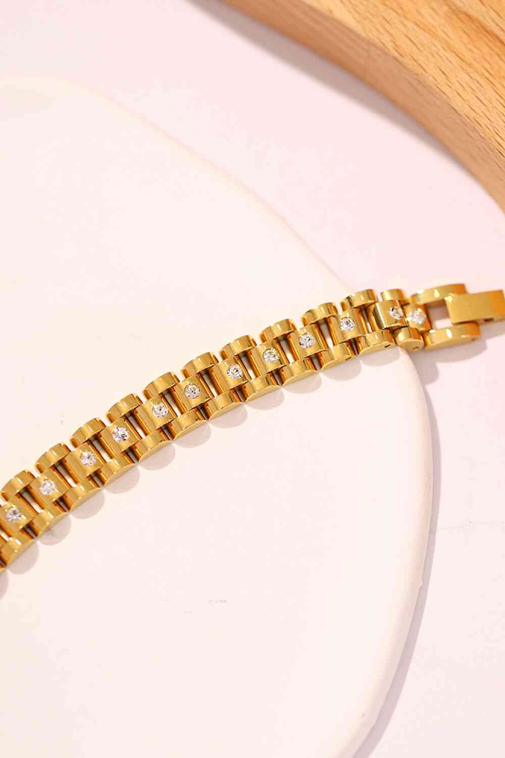 Classy Panther Chain Rhinestone Bracelet