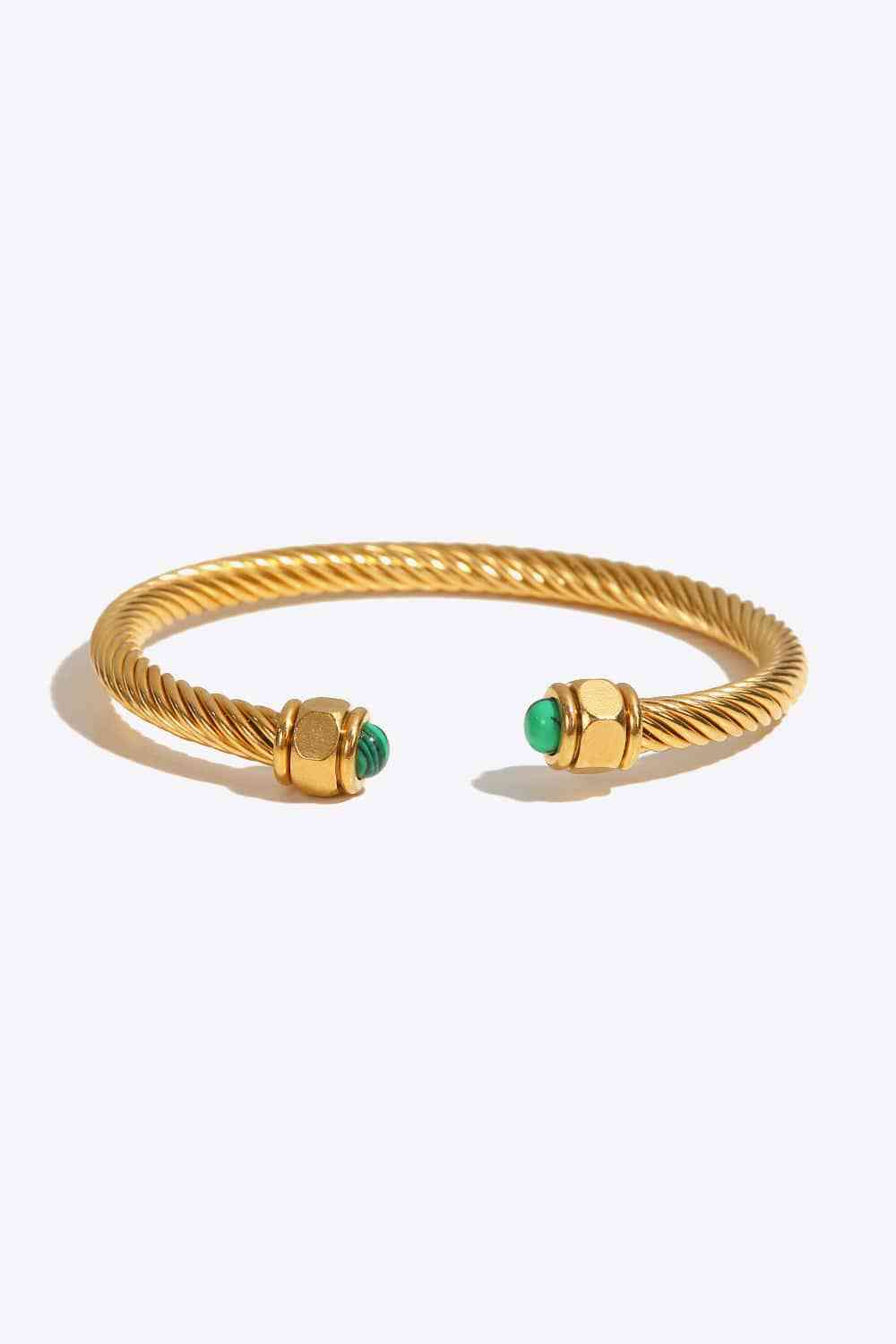 Classic Cable Cuff Bracelet