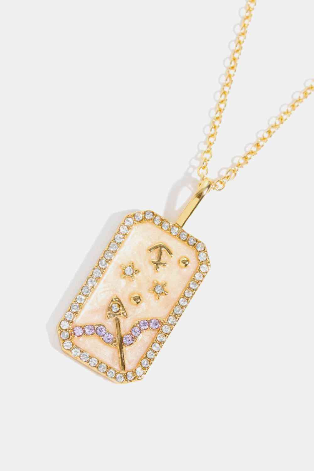 Rhinestone Constellation Pendant Necklace